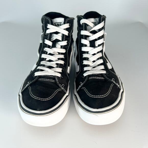 Vans Old Skool Canvas Suede Hi Top Skate Sneakers Shoes Black 507698 Women 7.5 - Picture 3 of 13